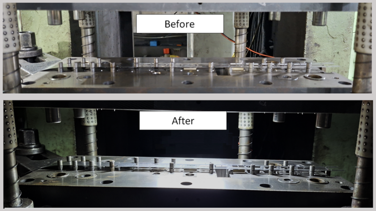 Reason for mounting directly to the mold